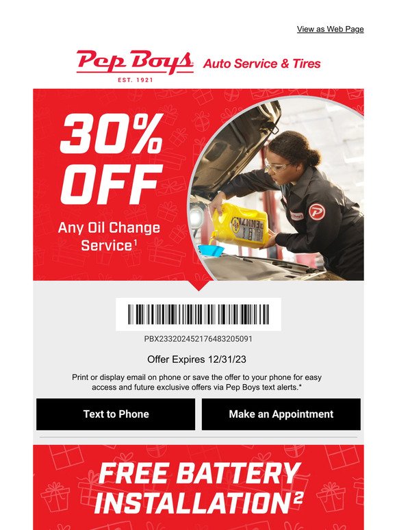 📣30% OFF Your Next Oil Change📣