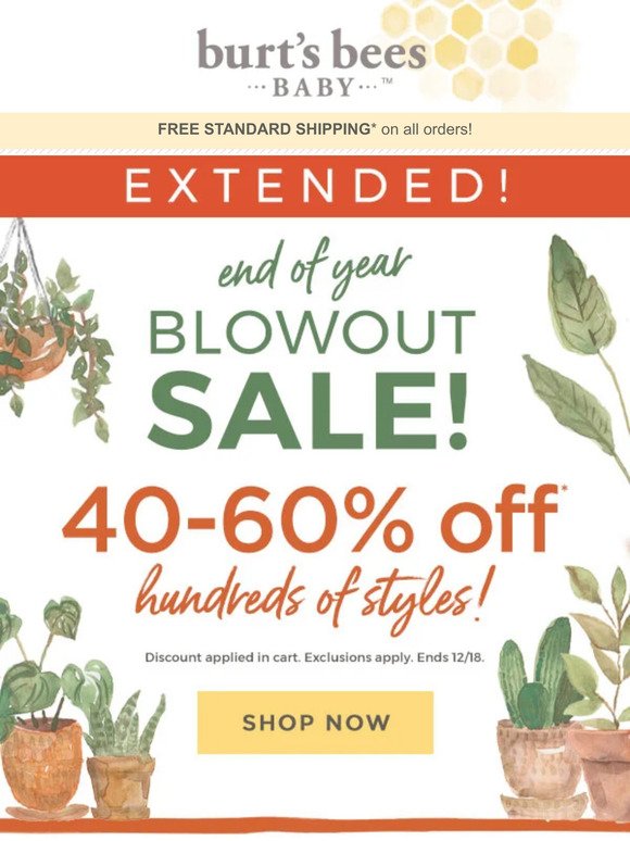 *Sale Extended!* 40-60% off favorites!