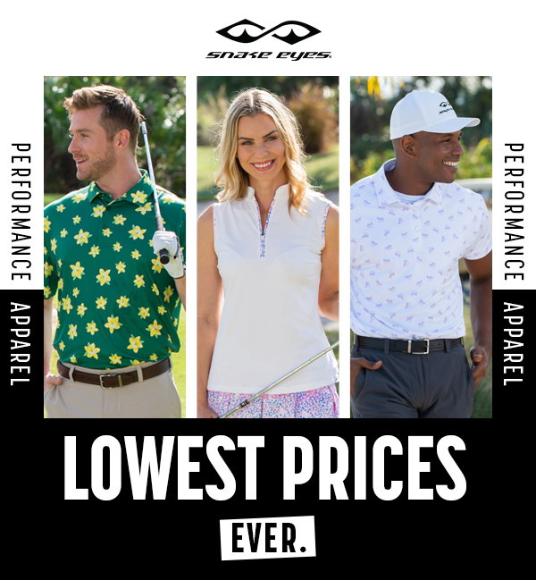 LOWEST PRICES EVER! Shop Snake Eyes Performance Apparel!