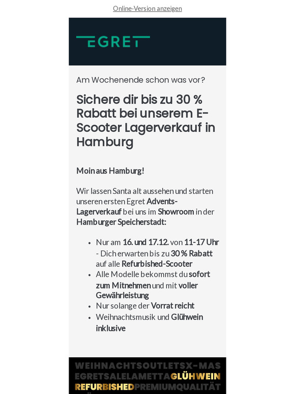 Am Wochenende schon was vor?