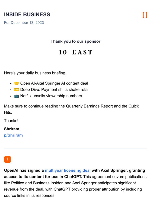 Inside Amazon Open AIAxel Springer AI content deal / Deep Dive
