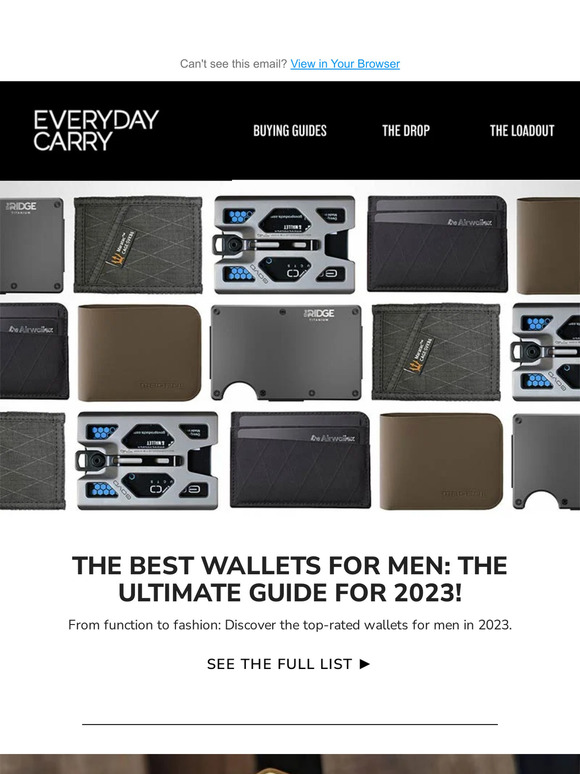 Everyday Carry The best wallets to carry in every style Milled