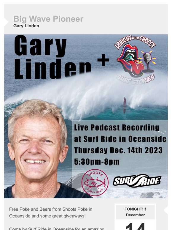 Gary Linden and Free Sushi from Shoots Poke!
