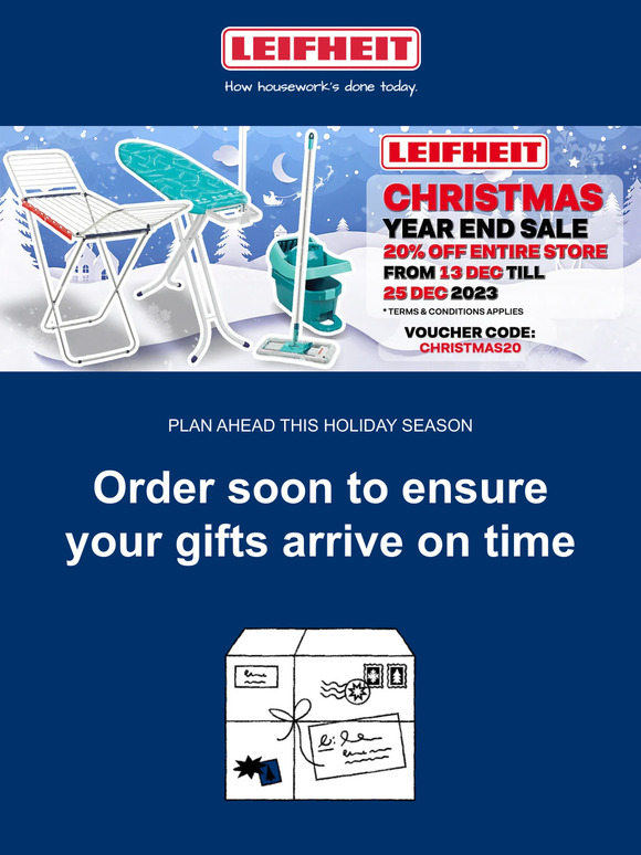 Leifheit's Annual Christmas Sale Is Here: Enjoy 20% Off Storewide!