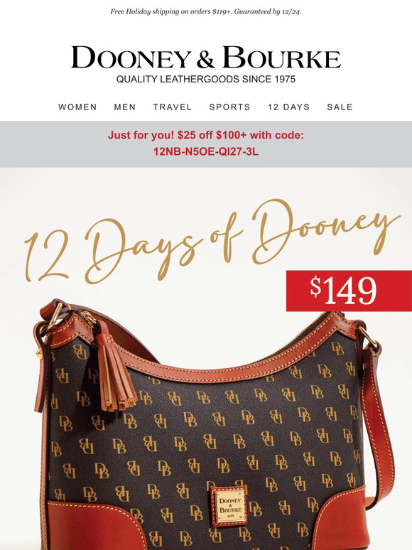 Dooney and Bourke Heads Up! This Fan Fave is 50 Off Today Only! Milled