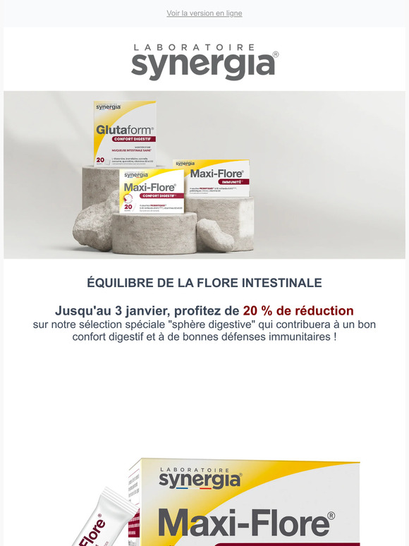 Flore intestinale : -20 % sur notre sélection spéciale "sphère digestive" !