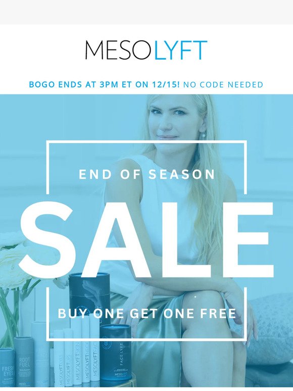 BOGO SALE! Holiday Magic at MesoLyft is HERE! ✨🎄