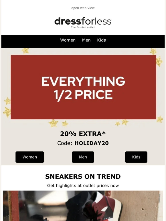 Save 20% EXTRA on sneakers and more