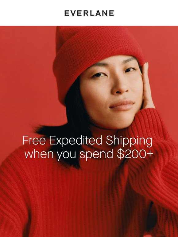 Free Expedited Shipping!