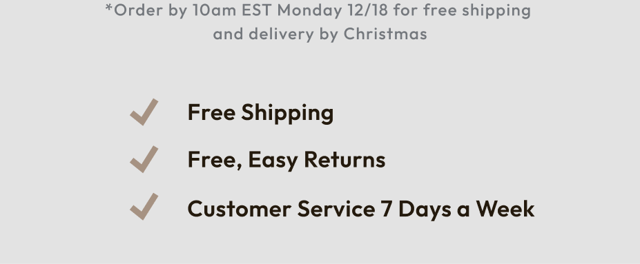 Check shipping options at checkout