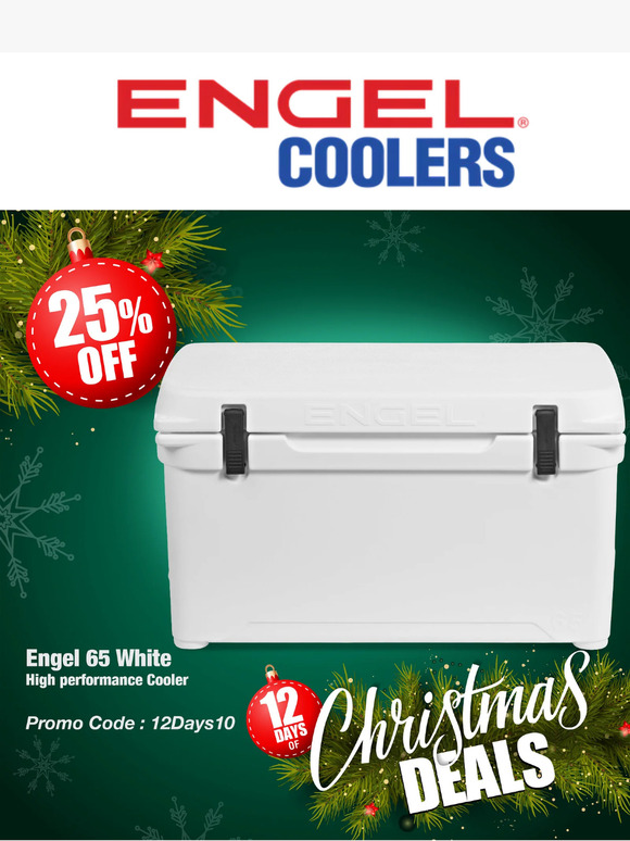Engel Coolers 🎄12 Days Of Christmas Day 10 25 OFF ENGEL 65 HARD COOLER Milled