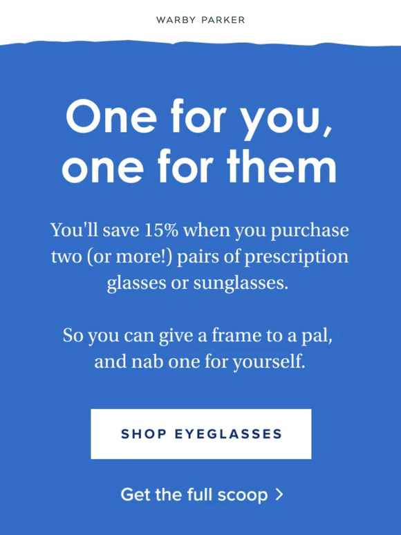 Warby Parker Email Newsletters Shop Sales, Discounts, and Coupon Codes