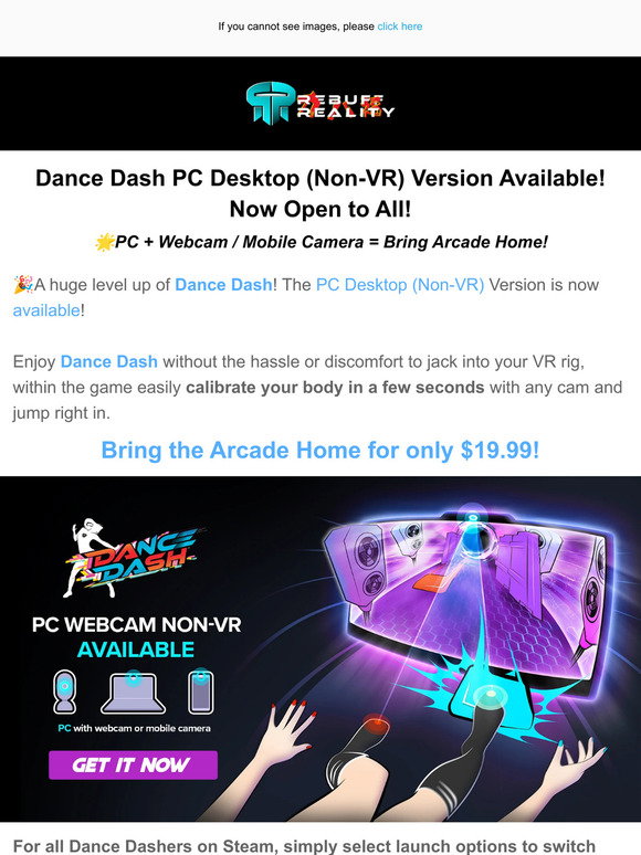 Rebuff Reality: Dance Dash PC Desktop (Non-VR) Version Available! Now ...