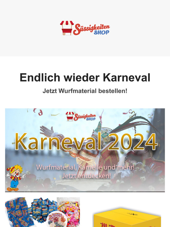 Wurfmaterial für Karneval 2024🍬