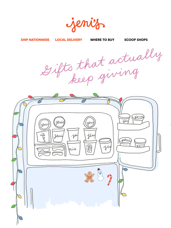 Jeni's Ice Creams The gifts that keep on giving Milled