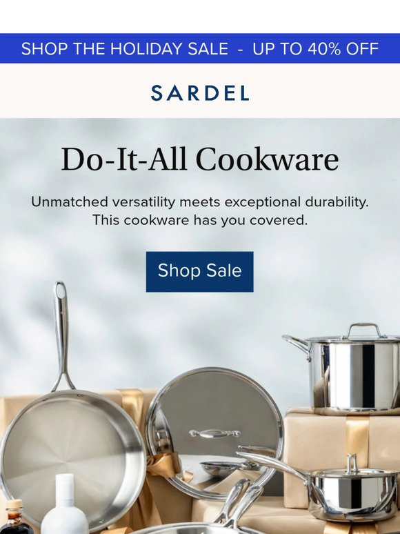 Sardel Introduces New Italian-Made Cookware Collection