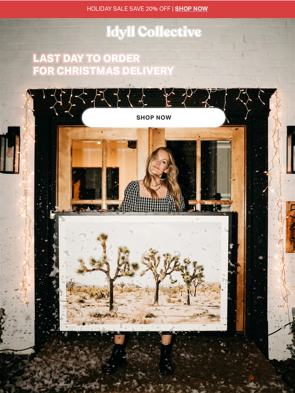 Last Call For Christmas Delivery 🎁