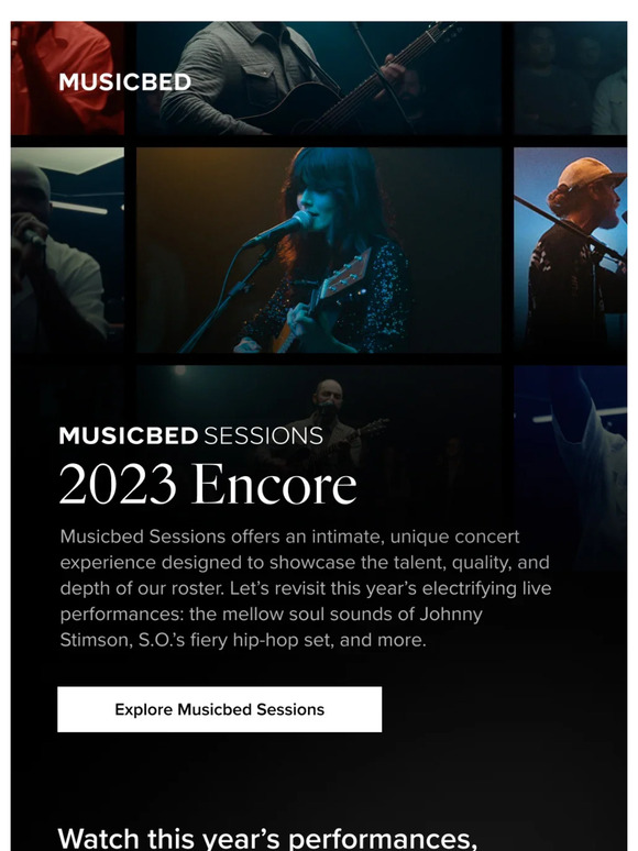 Musicbed Sessions 2023 Encore 👏👏👏
