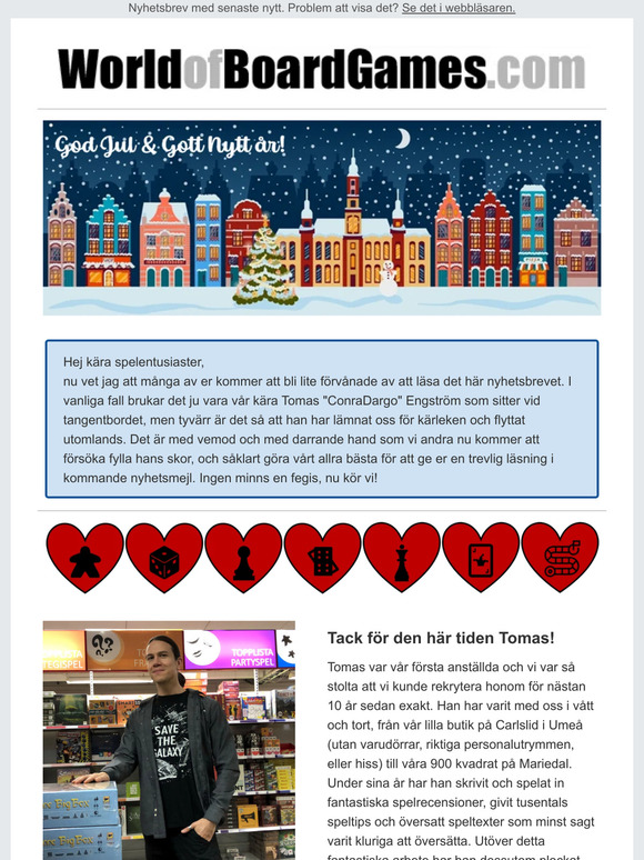 God Jul kära spelentusiaster!