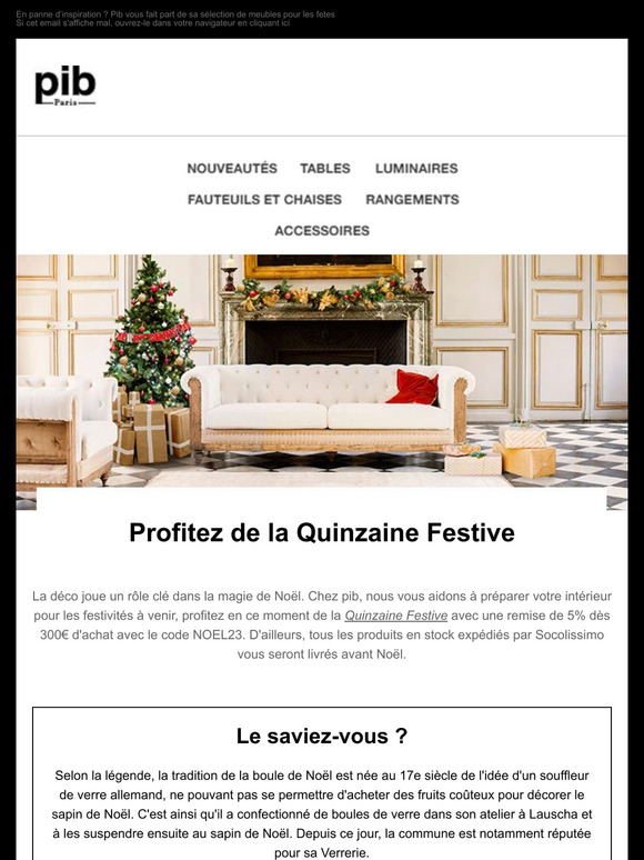 Quinzaine Festive pour une fin d'année en fanfare