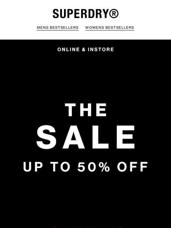 Starting Now: Up To 50% Off