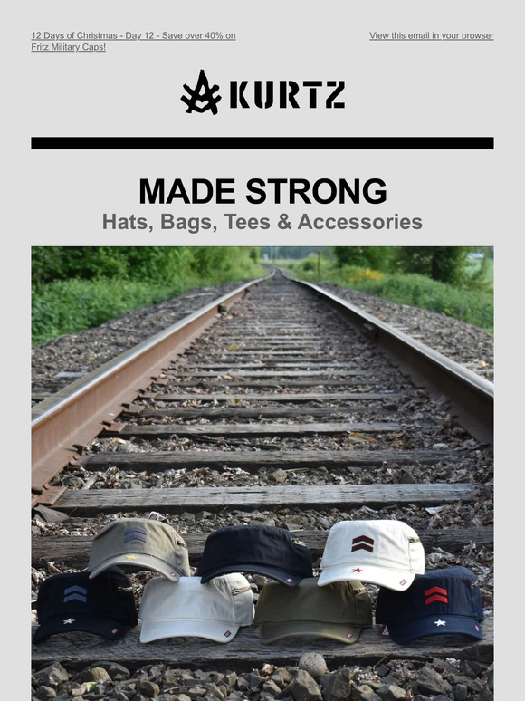 A Kurtz: Today Only! Fritz Military Caps over 40% Off!