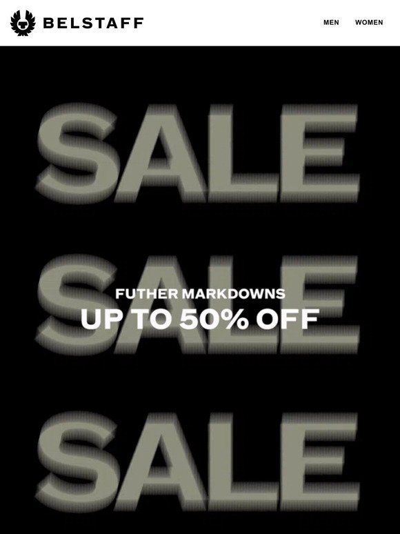 SALE: FURTHER MARKDOWNS