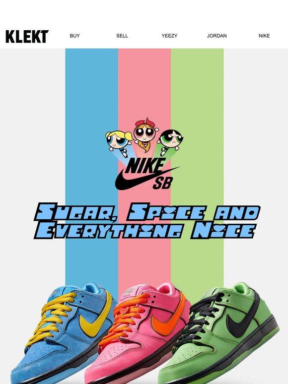 Don’t miss the Nike SB x Powerpuff Girls Pack 🩷💙💚