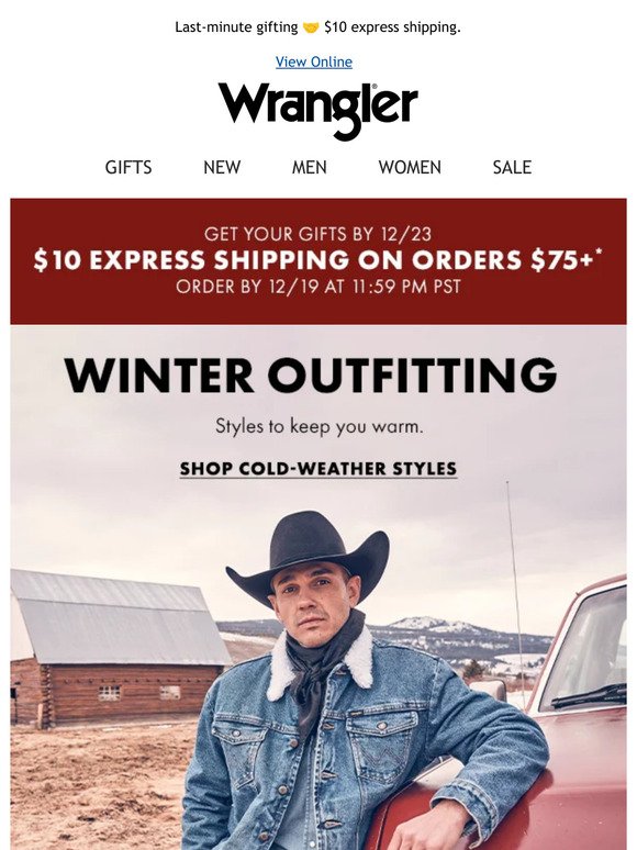 Winter western outfitting