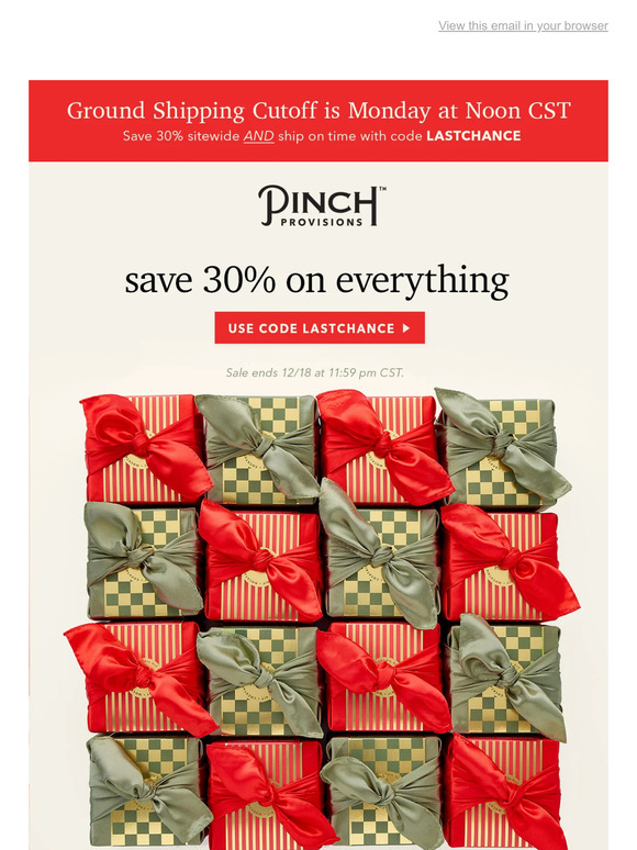 Last Chance Sale: 30% off EVERYTHING