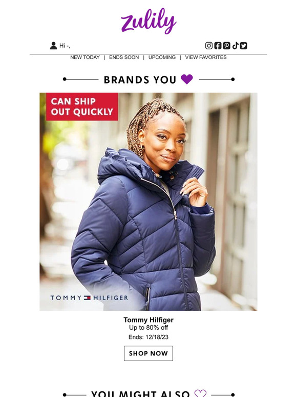 Zulily coats hot sale 70 off