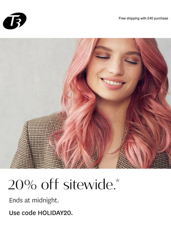 Last chance: 20% off sitewide