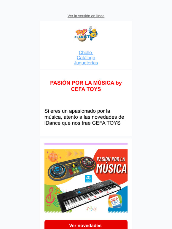 Vive la música con CEFA TOYS.