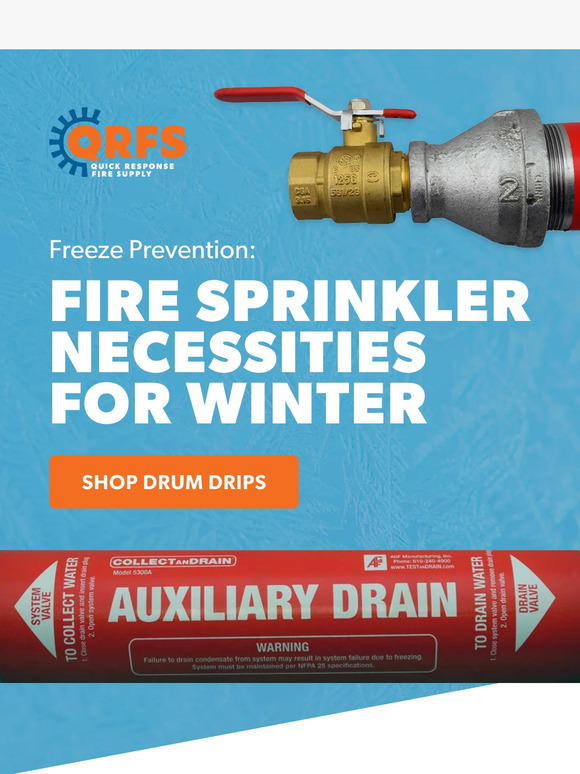 Quick Response Fire Supply Prevent Freezing Vital Tips for Fire