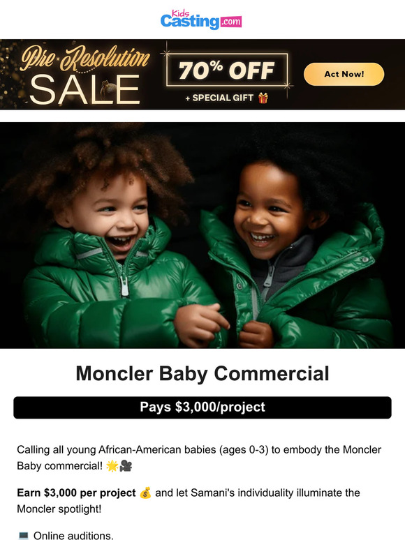 Moncler baby outlet sale