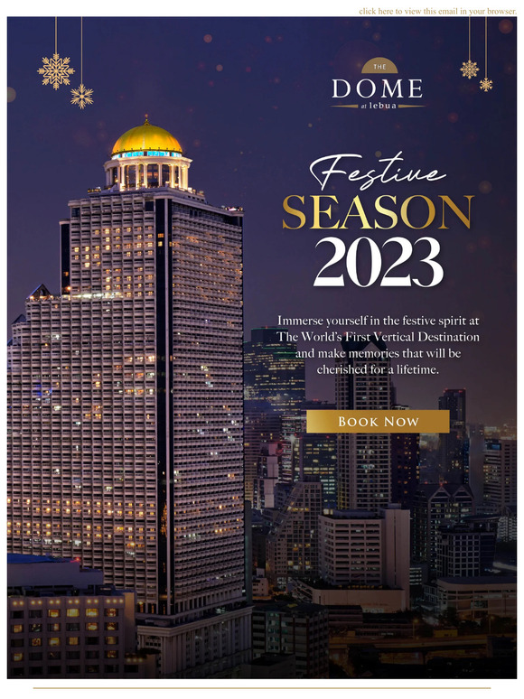 Celebrate the Season with Culinary Delights at the World's First Vertical Destination.