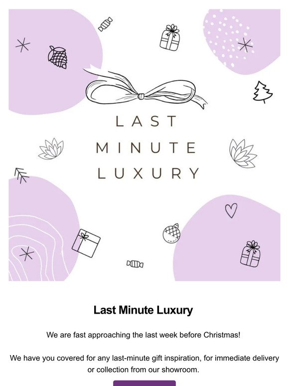 Last Minute Luxury 🎄💍