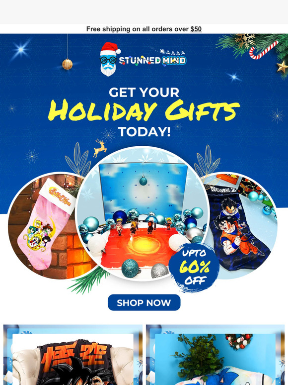 Jingle All the Way to Savings - Up To 60% Off Anime Gifts!