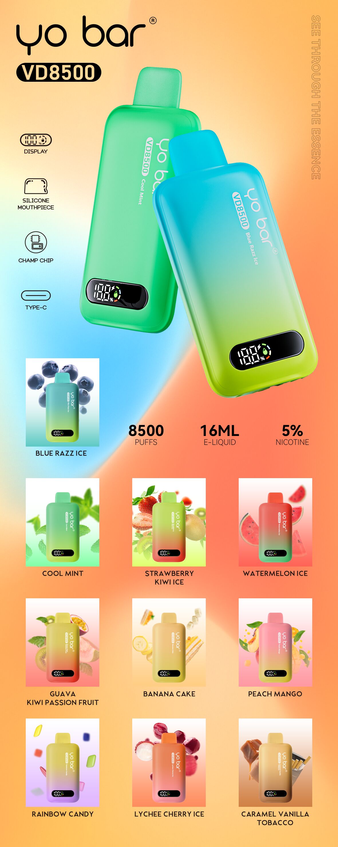 what is the best vape battery YO BAR DISPOSABLE - Vape Wholesale USA
