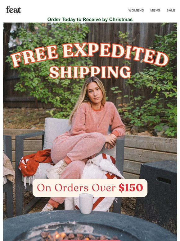 Free Expedited Shipping On Orders > $150