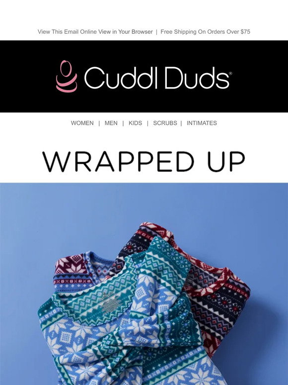 Cuddl duds 10 days til christmas 20 off all milled