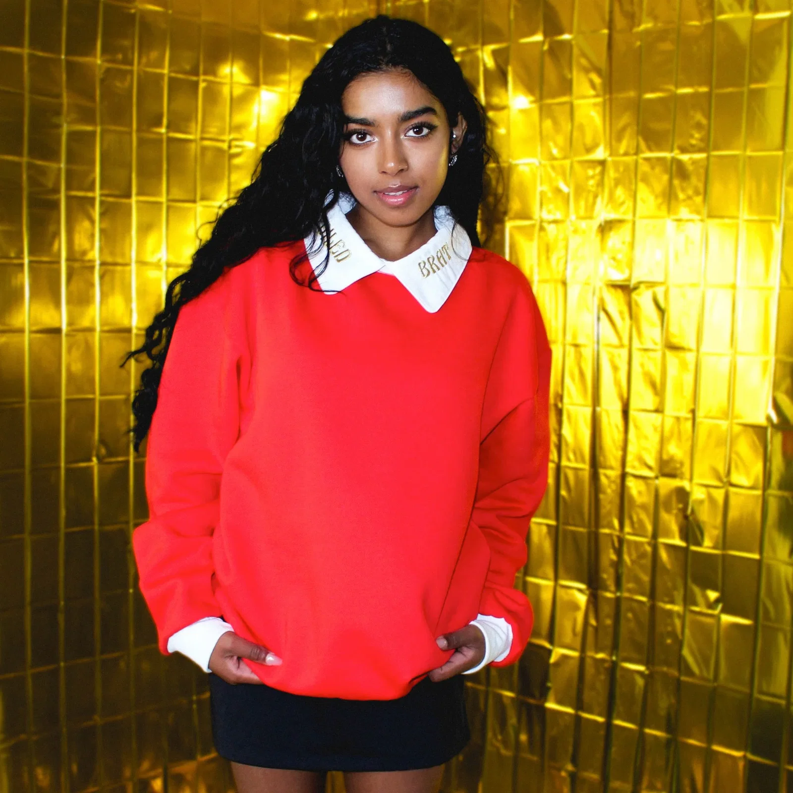 Image of Spoiled Brat Collared Crewneck