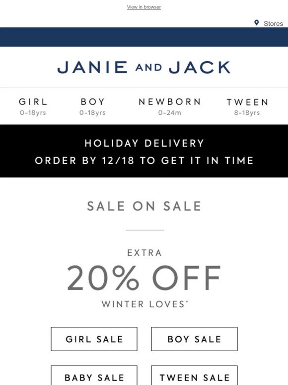 Janie and jack coupons