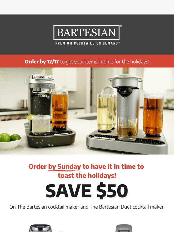 Rare deal delivers one of the best prices yet on Bartesian's