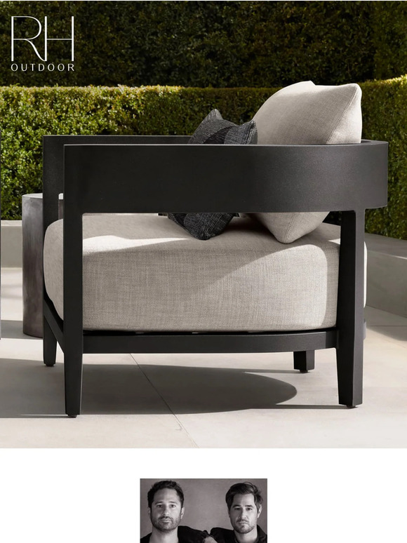 Restoration Hardware Balmain, Aegean & Marbella. Outdoor Collections