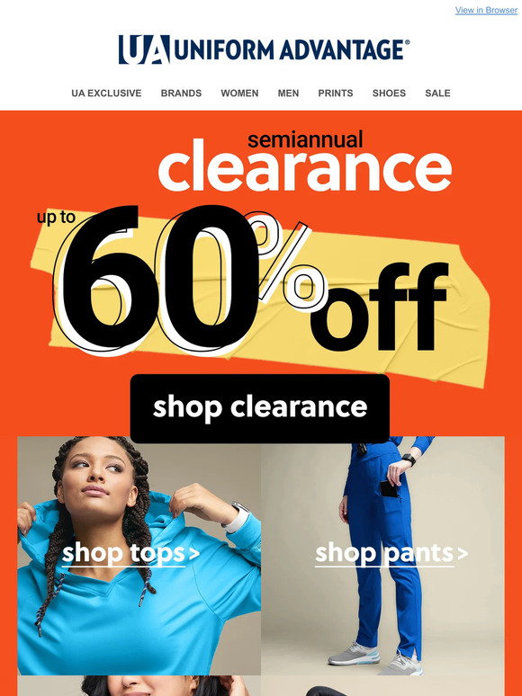 Uniform Advantage Scrub Lover, here's a reason to SALEebrate Milled