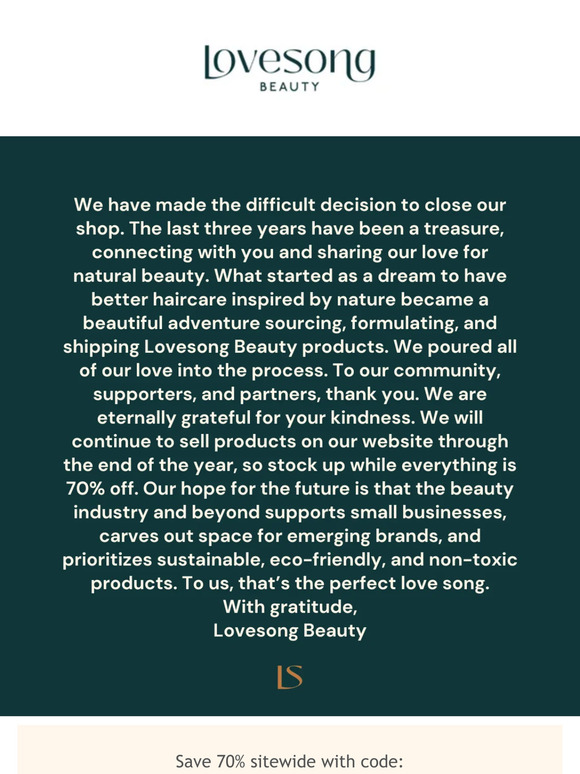 📢 STORE CLOSING