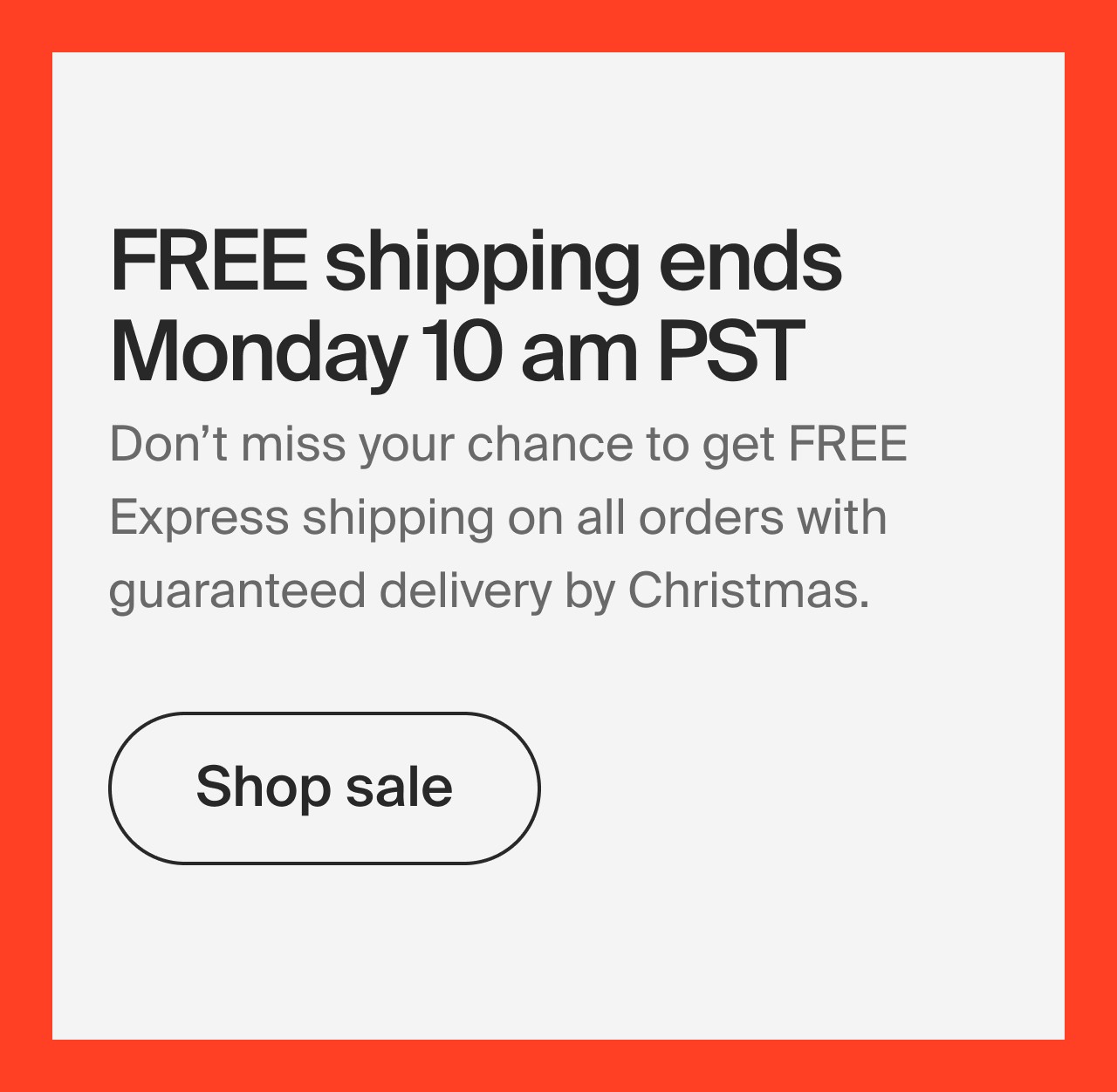 Shop Holiday sale