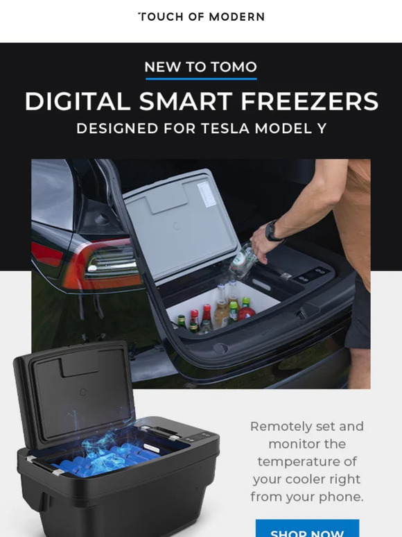 touchofmodern Discover Tesla Model Y Digital Smart Fridges Milled