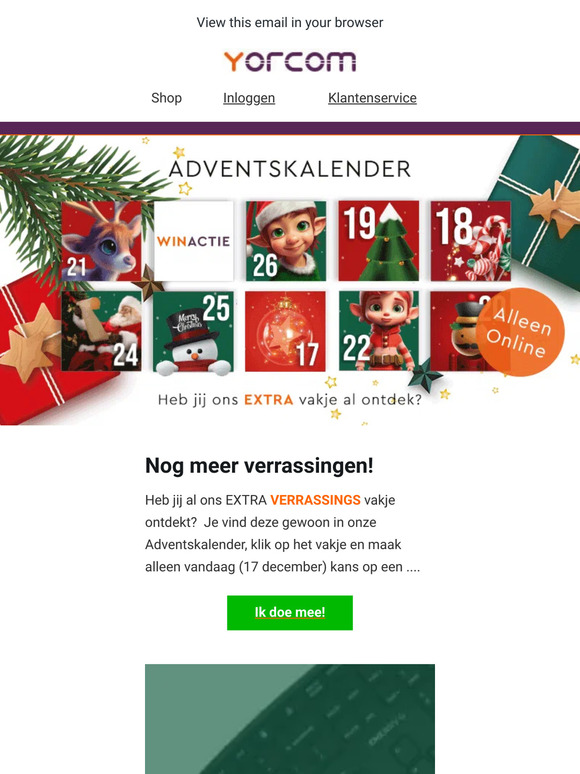 🎁 EXTRA adventskalendervakje! Doe mee en WIN DIRECT!